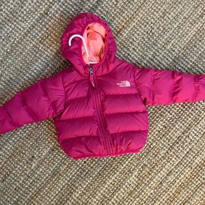 reversible north face baby puffer